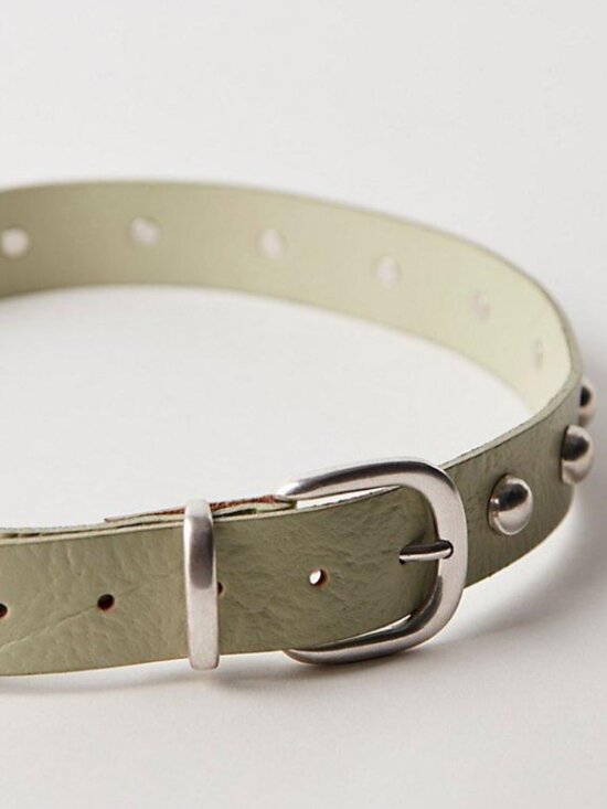 NWT Free People Rhodes Stud Belt in Died Sage